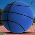 thumbnail image 4 of Juguete de baloncesto de espuma de baloncesto silencioso para niños que rebota en interiores (24 cm) Azul oscuro Azul, 4 of 6
