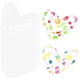 thumbnail image 1 of Paquete de 20 Clips de Papel para Sublimación de 3,1 X 2,7 Pulgadas, Acrílicos, Forma de Corazón, Maqueta de Clip en , Clips Jumbo para Sublimación., 1 of 5