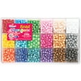thumbnail image 2 of The Beadery Bead Extravaganza Pony Bead Box, 18 different Pearl colors, 2300 pieces, 2 of 2