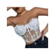 thumbnail image 4 of SAYOO Corsé femenino, blusa en forma de tubo, bordado floral, chaleco de hombro claro, adecuado para reuniones diarias del Club SAYOO  moda, 4 of 7