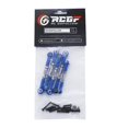 thumbnail image 2 of Juego de varillas de enlace de Dirección Bewildely Con distancia entre ejes de aleación de aluminio para 1/10 XTE XBE RC pieza de coche RC Kits de construcción modelo Azul oscuro, 2 of 5
