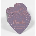thumbnail image 2 of Inkdotpot Real Rose Gold Foil Thanks For Celebrating With Me Birthday Tags Favor Hang Paper Tags 100 Pieces, 2 of 6