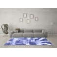 thumbnail image 3 of Ahgly Company Machine Washable Indoor Rectangle Abstract Blue Modern Area Rugs, 8' x 12', 3 of 4