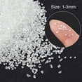 thumbnail image 2 of 50g Crushed Glass Chips 1-3mm, White, 2 of 5