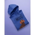 thumbnail image 3 of Dachshund Greeting Hoodie Women -SPIdeals Designs, Female x-Large, 3 of 4