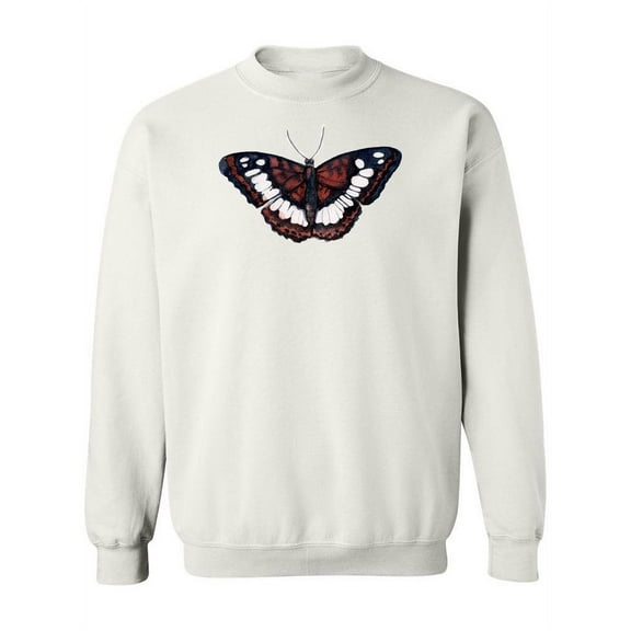 Beautiful Tropical Butterfly.  
 Sweatshirt Women -Image by Shutterstock, Female Medium