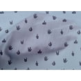 thumbnail image 4 of oneOone Organic Cotton Voile Fabric Finger Sign Symbol Decor Fabric Printed BTY 42 Inch Wide, 4 of 4