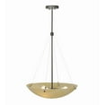 thumbnail image 4 of Meyda Tiffany 117694 Cypola 3 Light 24" Wide Pendant - Bronze, 4 of 7