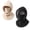 Black+beige, variant on 3-in-1 Winter Fleece Hood Mask for Men & Women, Double Layer Flannel Warm Balaclava Hat