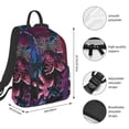 thumbnail image 4 of 14.7in Jujutsu Anime Kaise Backpacks Front Pocket Laptop Bag Cartoon Bags Bookbag Daypack Outdoor Travel, 4 of 8