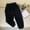 Black, variant on Eltusu Boys Cotton Sweatpants, Elastic Waist Elastic Bottom Solid Color Running Jogger Pants Black Size 8 T