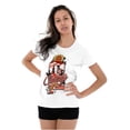 thumbnail image 4 of Retro Chicago Basketball Player Womens Slim Fit Graphic Tee Brisco Brands S, 4 of 5