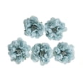 thumbnail image 2 of piezas de flores artificiales de temporada rosa, hojas verdes realistas que no se marchitan, accesorios para fotos DIY, sombrero de paja a juego, cabeza de flor de peonía falsa, suministros para, 2 of 8