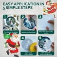 thumbnail image 4 of European Excellency, Wet On Christmas Decals for Crafts, Waterslide Decal Paper, Christmas Water Decal Transfers for Wood, Glass, Ceramics, & More, Holiday Decor (Marble Ornaments - 8.25"x11.75), 4 of 7