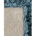 thumbnail image 4 of Unique Loom Infinity Shag Collection Area Rug - Jinko (2' x 6' 5" Runner Aegean Blue), 4 of 6