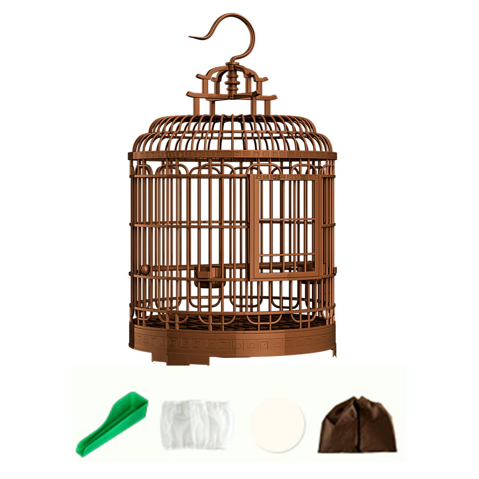 TOOYFUL s Cage Nest Pet Supplies Large Hanging Birdcage Parrot Cage for Finches Parakeets Cockatoos Small Birds African
