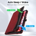 thumbnail image 4 of Funda Fintie para Samsung Galaxy Tab A11+ Plus de 11 pulgadas 2025/A9+ Plus 2023, color vino, 4 of 9