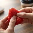 thumbnail image 6 of 2026 Edition Translucent Strawberry Squishy, High-Quality Silicone Stress Relief - Textured Fruit Fidget, Hand-Pinching Sensory Toys, Soft Squeeze Decompression Dough for Adults, 6 of 6