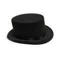 thumbnail image 1 of Sombrero de copa de fieltro negro jinwen Accesorio de disfraz de Halloween, 1 of 8