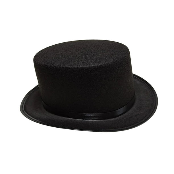 Sombrero de copa de fieltro, sombrero Fedora para disfrazarse, sombrero de jazz, disfraz divertido de Halloween para mascarada M