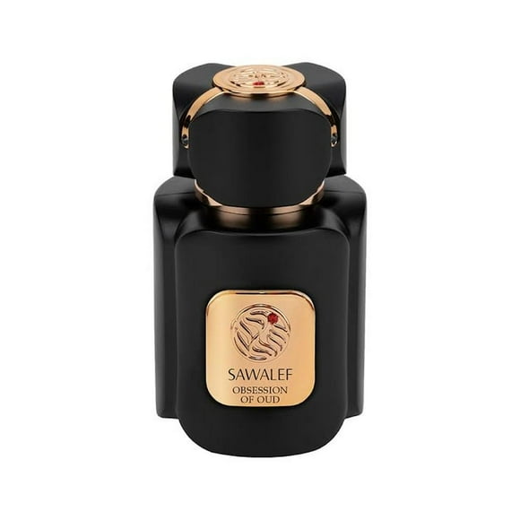 Sawalef Obsession of Oud - Body Spray for Women - Rich and Seductive Elixir De Parfum - Unique Blend of Honey and Turkish Rose - 2.7 oz EDP Spray