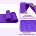 thumbnail image 4 of Yoga Mat 1.5 cm Extra Thick High Density Exercise Mat for Various Yoga Exercises Anti-Tear Exercise Yoga Mat with Carrying Strap, 4 of 8