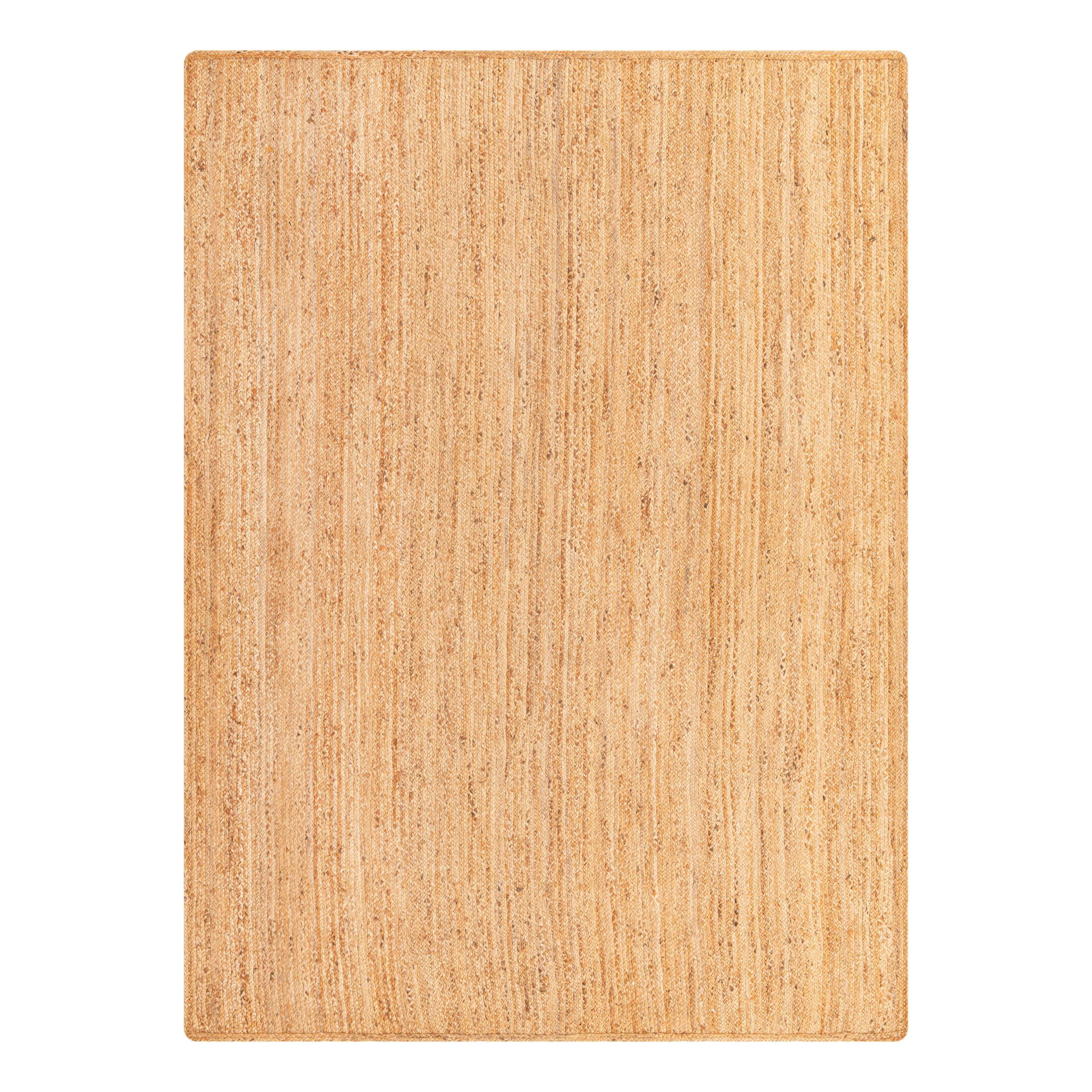 Unique Loom Braided Jute Collection Area Rug - Dhaka (8' x 11' Rectangle Natural)