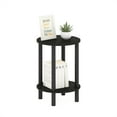 thumbnail image 5 of Furinno Turn-N-Tube 2-Tier Round Wooden End Table, Side Table, Espresso/Black, 5 of 6