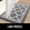 thumbnail image 5 of Buganda Door Mats Indoor, 17"×30", Water Absorbent Low Profile Anti-Slip Front Door Mat, Door Rugs for Entrance, Grey, 5 of 9