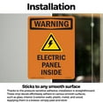thumbnail image 3 of Electric Panel Inside With Symbol OSHA WARNING Vinyl Decal Label 7 Inch x 5 Inch - 10 Pack, 3 of 6