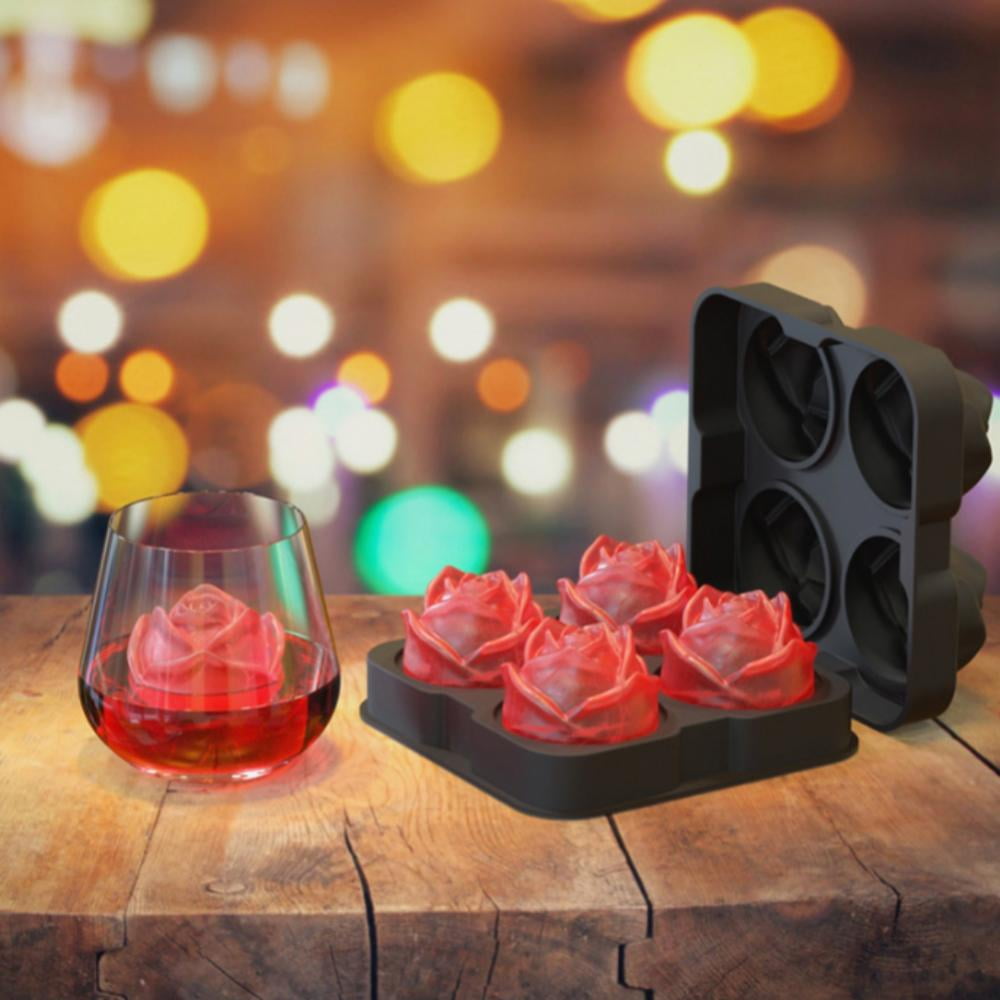 Details about   Rose Ice Cube Ball Maker Large Tray Big Rubber Mold DIY New Whiskey Sphere J6L4. 