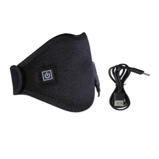 Naiovety Banda para el cuello calentada alimentada por USB, envoltura de vendaje, calentador de cuello de invierno, correa de sujeción de Deportes de nieve