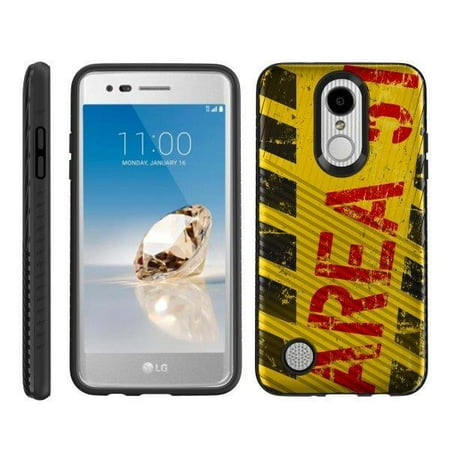 TurtleArmor ® | For LG LV3 | LG Aristo | LG K8 (2017) | LG Phoenix 3 | LG Fortune | LG Risio 2 [Grooved Case] Shockproof Armor Engraved Grooves Slim Case - Area (Best Areas In Phoenix)
