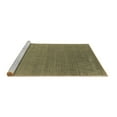 thumbnail image 2 of Ahgly Company Machine Washable Indoor Square Abstract Brown Contemporary Area Rugs, 6' Square, 2 of 4