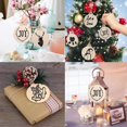 thumbnail image 4 of Wdftyju 50 Uds. De adornos colgantes de Navidad de madera, colgantes de árbol de Navidad, regalos de decoración de boda Wdftyju 3qt4nd0ld4sr1kk0, 4 of 9