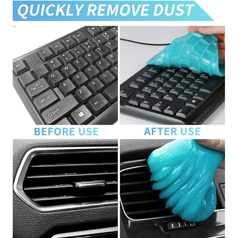 Magic Sticky Dust Dirt Cleaner Soft Glue Gum Gel For Car PC D1F FAST O6R1