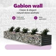 thumbnail image 3 of vidaXL Gabion Basket Retaining Wall Wire Fence Outdoor Garden Galvanized Steel, 3 of 6