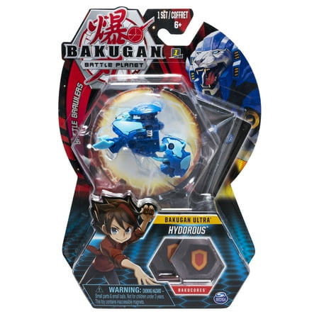 Bakugan Ultra, Hydorous, 3-inch Collectible Action Figure and Trading Card, for Ages 6 and