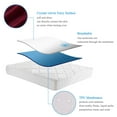 thumbnail image 2 of Waterproof Mattress Protector with Five-sides TPU Membrane Layer Crystal Velvet Burgundy King, 2 of 6