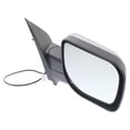 thumbnail image 4 of For Nissan Titan 2010 11 12 13 14 2015 Door Mirror Passenger Side | Power Glass | Chrome | SV Model | Replacement For NI1321249 | 615343963716, 96301ZR20A, 4 of 6