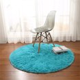 thumbnail image 4 of Anti-skid Round Shaggy Area Rug Mat Shaggy Round Floor Soft Carpets Floor Mat for Living Room Bedroom Table, 4 of 7