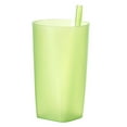 thumbnail image 2 of Training Cup With Straw 12.2oz/12.8oz Plastic Cup with Built in Straw - Sippy Cup For Kids & Smoothie Cup, 2 of 8