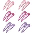 thumbnail image 1 of Glitter Hair Clips-Metal Hair Clips Colorful Glitter Sequin Hair Clips Barrettes Hair for Toddler Kids Girls, 1 of 5