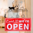 thumbnail image 4 of LEEYNEER Open And Closed Sign Business Hours Sign Sunlight Resistant 2Pcs, 4 of 8