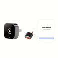 thumbnail image 2 of XHSGX Adaptador 2 en 1 Wireless CarPlay Android Auto conexión automática latencia 0.5s soporte WiFi compacto USB USBC, 2 of 7