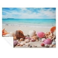 thumbnail image 6 of Seashell On The Beach Soft Cozy Warm, Lightweight And Plush Flannel Throw Blankets - Perfect for Couch, Bed, Travel, 6 of 7