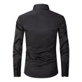 thumbnail image 3 of Camisas De Vestir Hombre Caballero Moda Casual Camisa Slim, 3 of 6