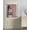Pink, variant on Christmas Watercolor, Blackout Curtains, French Door Curtains for Door Window, Dusty Blue Snowman Snowflake Privacy Drapery for Patio/Sidelight Doors, 1 Panel with Tieback, 25 x 40 Inches