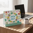 thumbnail image 3 of English Calendar,Daily Office Planner,Customized Desk Calendar,Desktop Schedule and Planning Organizer 8.07*7.01*3.15IN, 3 of 6