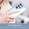 thumbnail image 6 of Case for Galaxy S24 Ultra,Transparent TPU+PC Acrylic Protective Military Grade  Heavy Duty Protection Phone Case for Samsung Galaxy S24 Ultra 5G,6.8 inch 2024 (Blue), 6 of 16